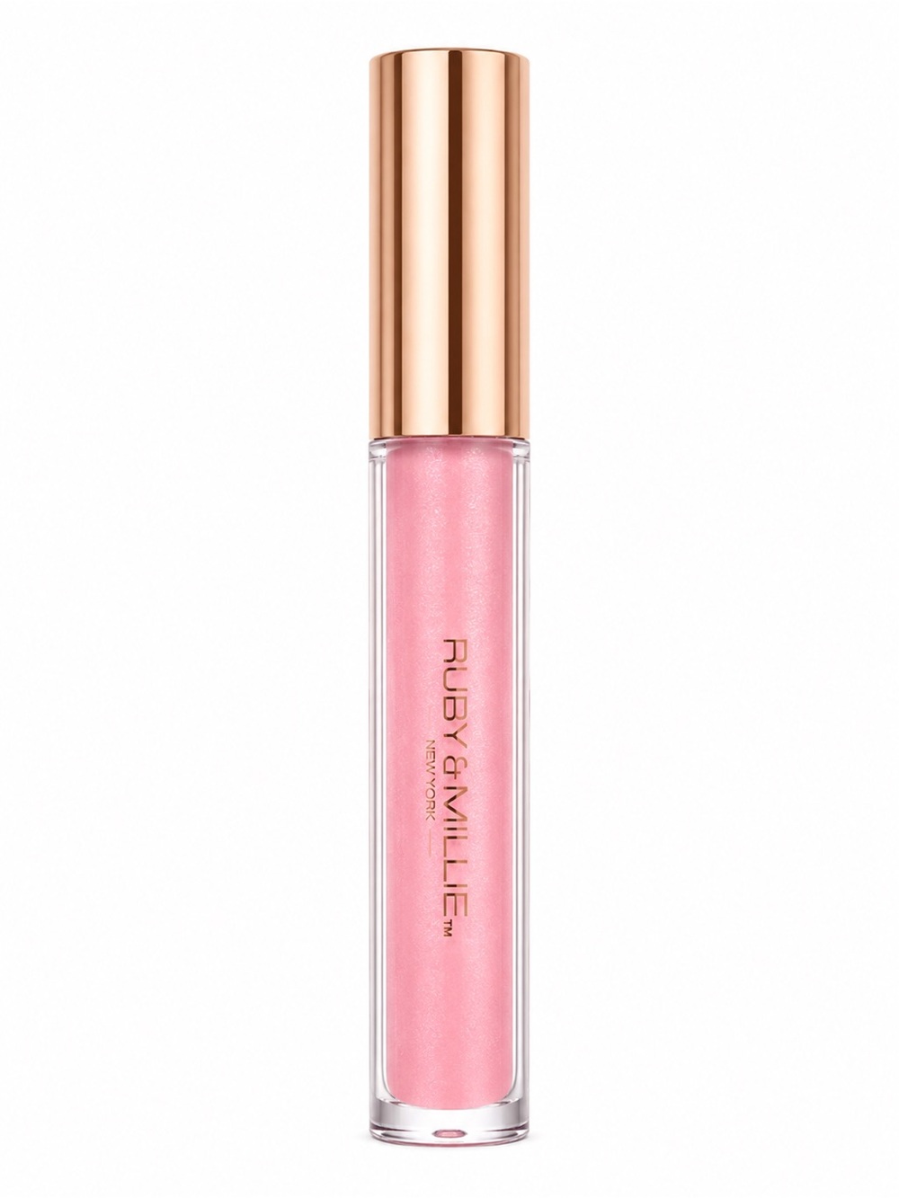 Pink Lip Gloss — Luminous Pink Shine Shade After Dark